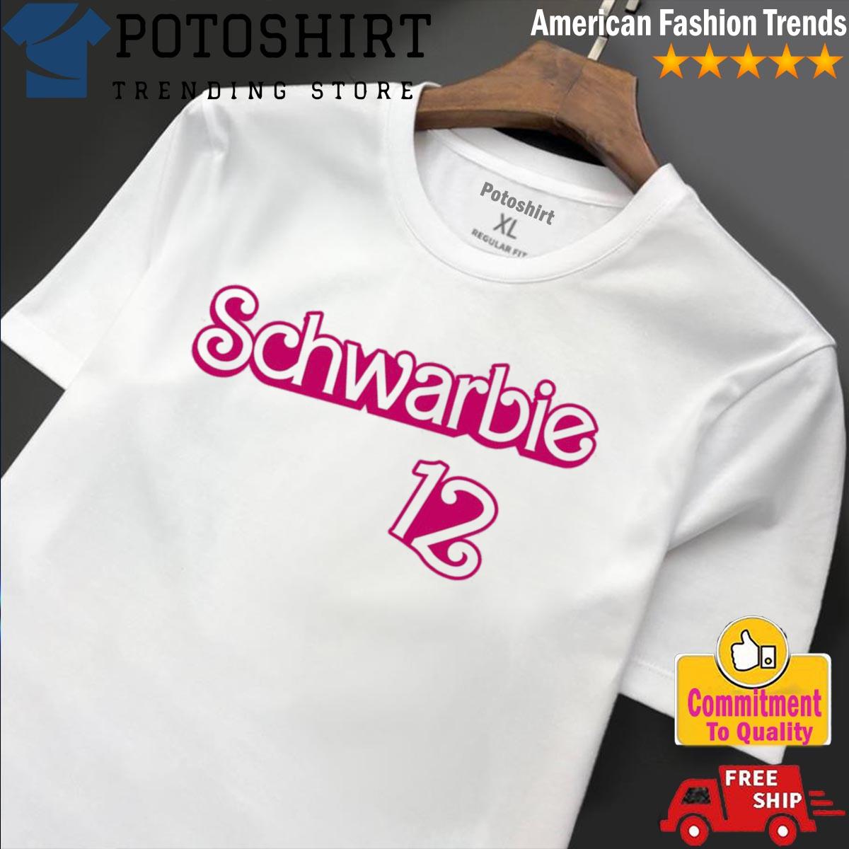 Schwarbie Shirt Schwarbie 12 Shirt Kyle Schwarber Schwarbie Barbie Shirt -  Trendingnowe