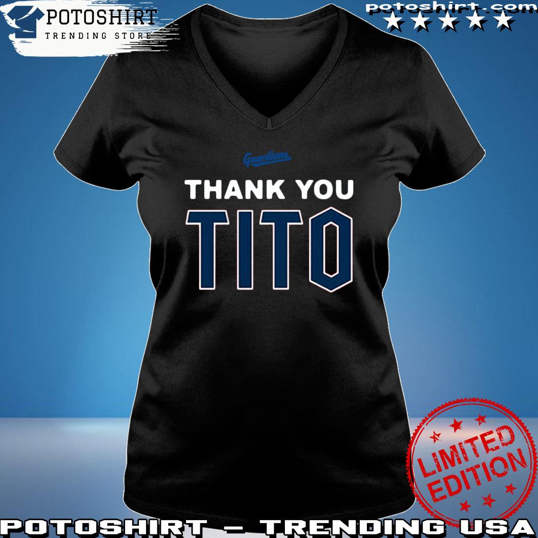 Cleveland Guardians Thank You Tito Shirt