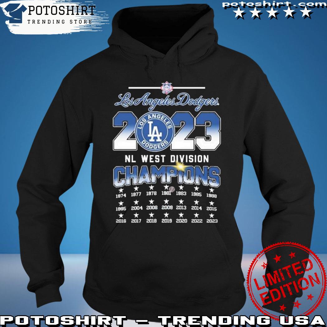 Los Angeles Dodgers 2021 NL West division champs shirt, hoodie