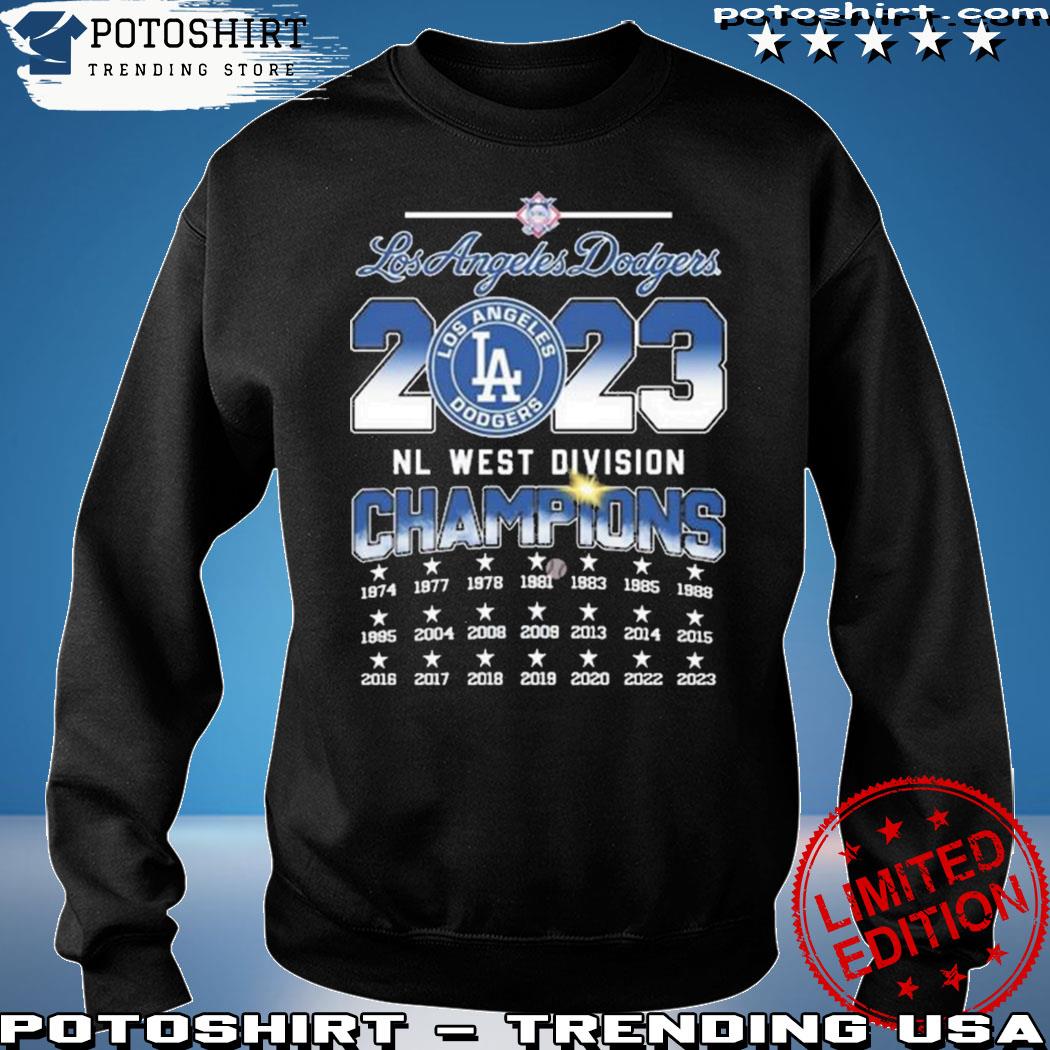 Los Angeles Dodgers Nl West Division Champions Shirt, hoodie