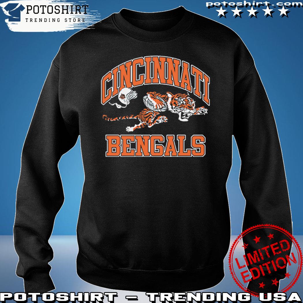 Cincinnati Bengals Sweatshirt, Vintage Style Go Bengals 2022 Football  Crewneck