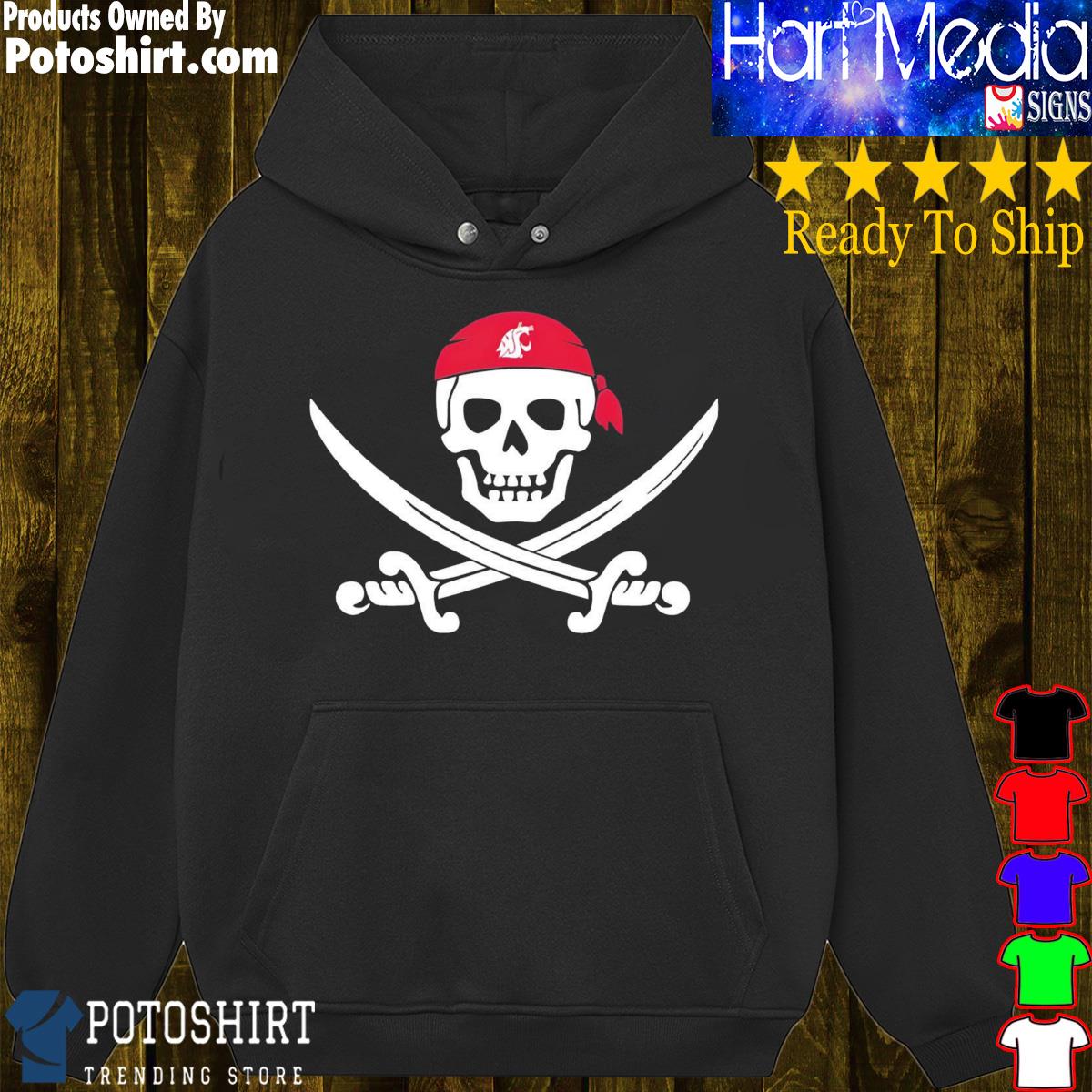 Design washington State Pirate Shirt, hoodie, sweater, long sleeve and tank  top