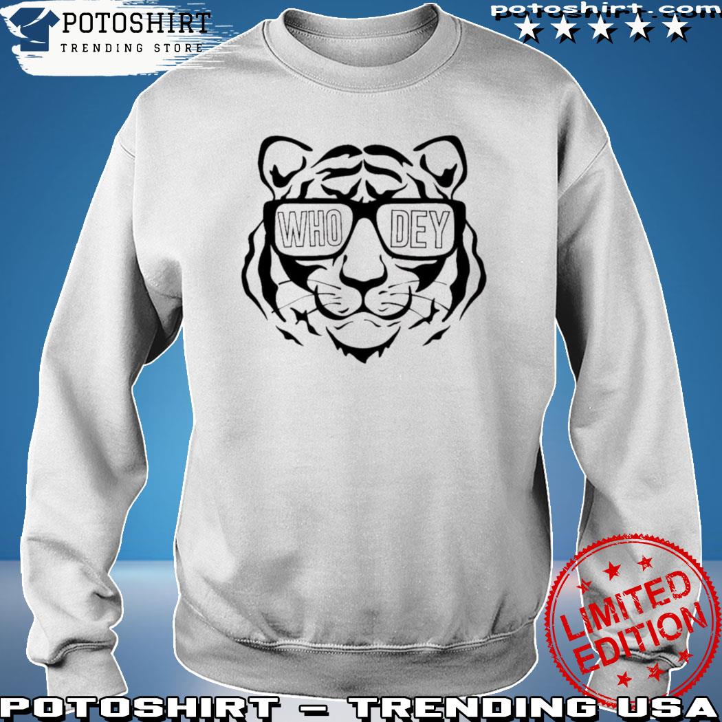 White Bengals Shirt Tiger Shirt Who Dey Football Shirt Bengal Shirt Sunday  Funday Football Gift White Shirt Cincinnati Helmet, hoodie, sweater, long  sleeve and tank top