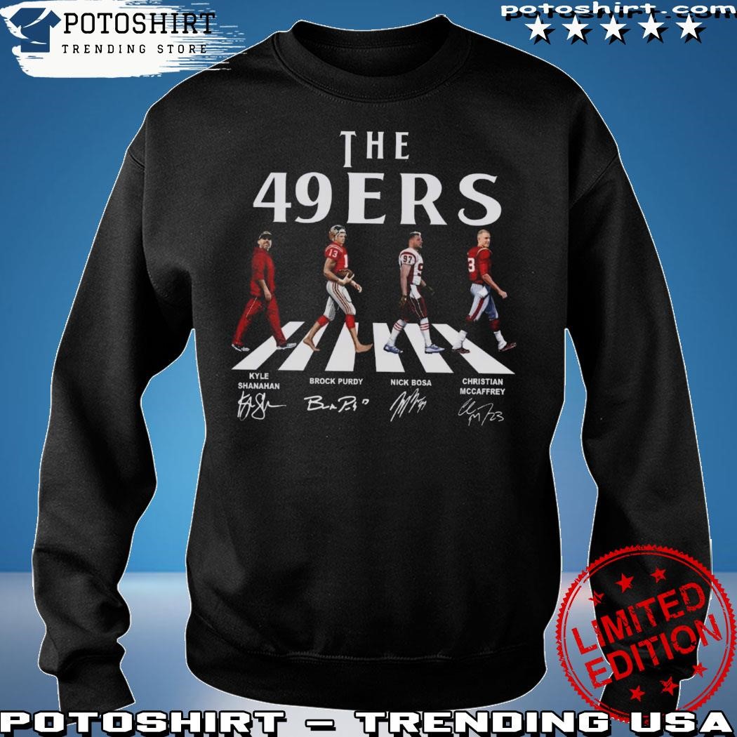 San Francisco 49ers Abbey Road signatures shirt, hoodie