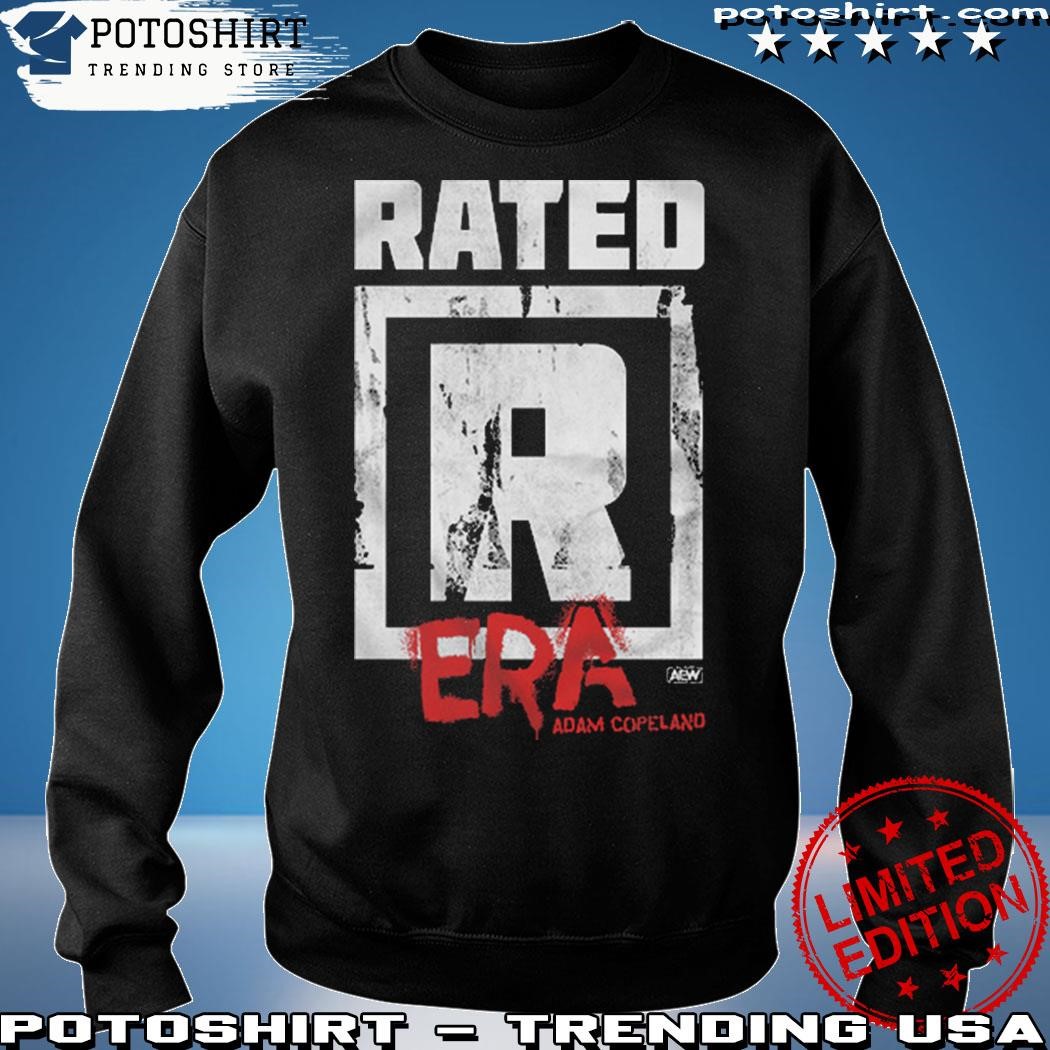 ShopAEW.com on X: Rated R Era! Check out this Adam Copeland shirt