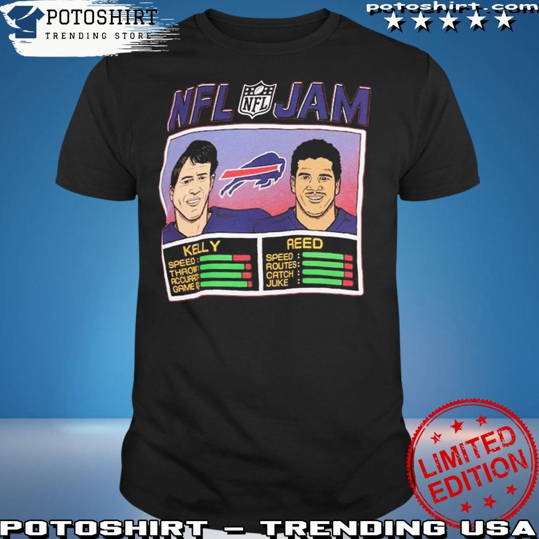 Homage Buffalo Bills Jim Kelly & Andre Reed NFL Jam T-Shirt