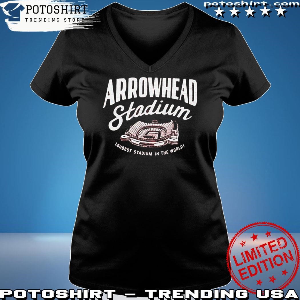 Arrowhead Loudest Stadium Red T-Shirt