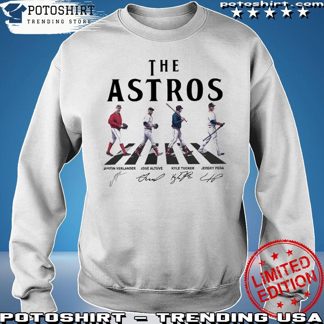 Astros Shirt Vintage Astros Walking Abbey Road Signatures Baseball Shirt  Justin Verlander Jose Altuve Kyle Tucker Jeremy Pena Shirt, hoodie,  sweater, long sleeve and tank top