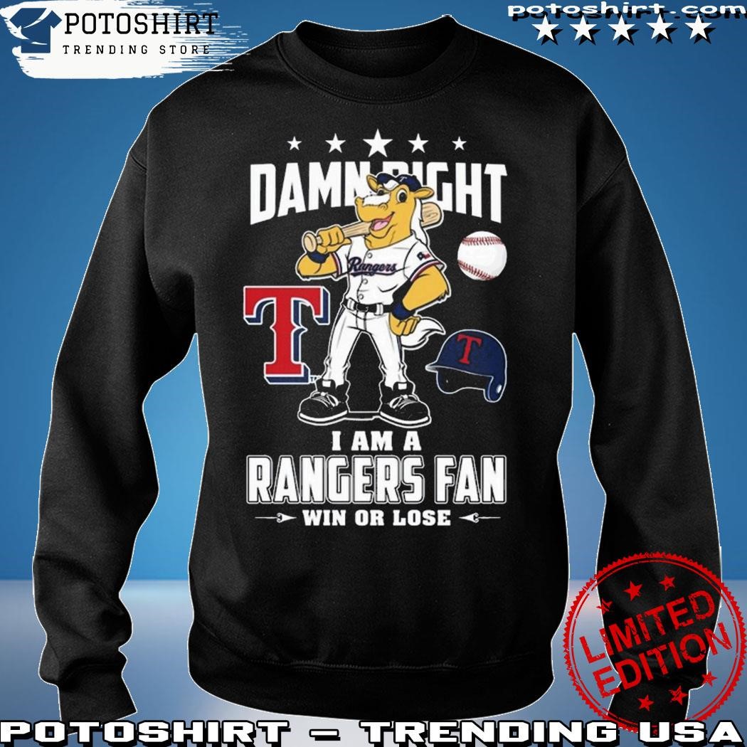 Damn Right Texas Rangers Fan Shirt - HollyTees