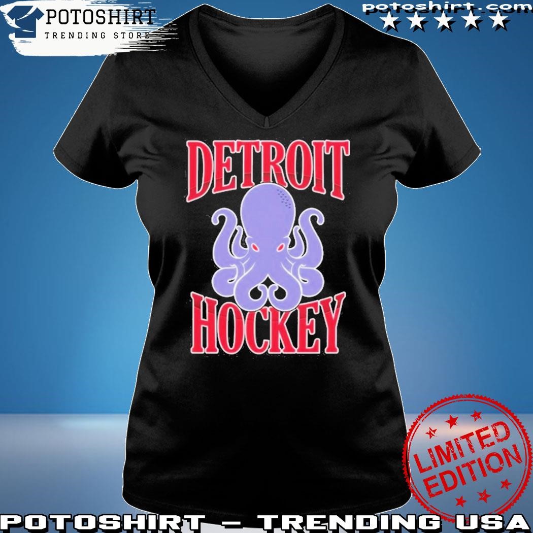 Detroit Hockey Octopus Shirt