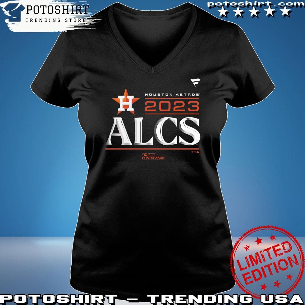 MLB Women's 2023 Division Series Champions Houston Astros Locker Room  V-Neck T-Shirt