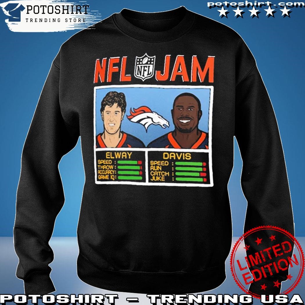 NFL Jam Denver Broncos John Elway And Terrell Davis Shirt, hoodie