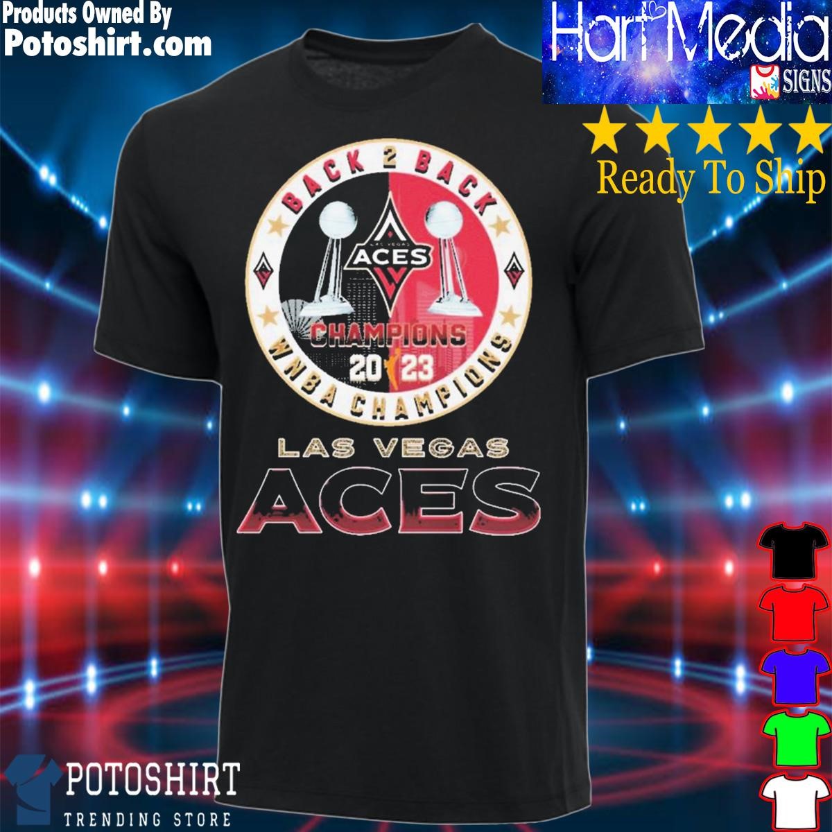 Las Vegas Aces Back To Back World Champions 2022 2023 Poster Shirt