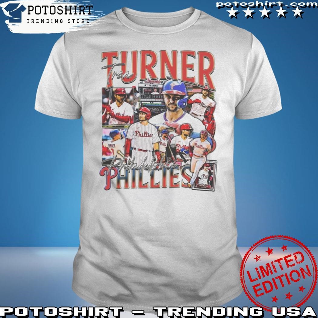 Trea Turner Philadelphia Name & Number (Front & Back) T-Shirt