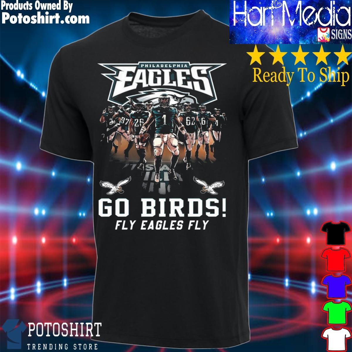Philadelphia Eagles Shirt Mens 2XL XXL Green NFL NFC East Logo Football
