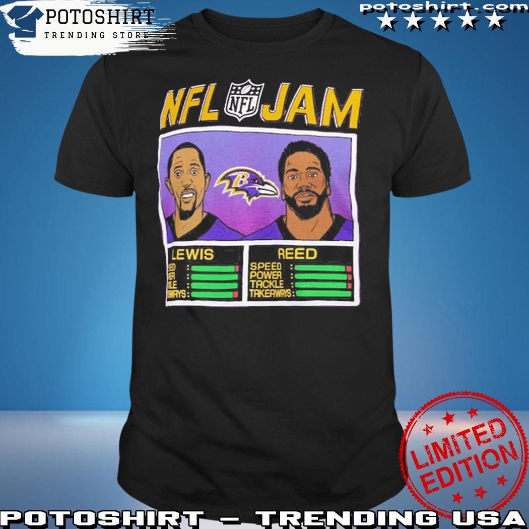 Nfl Jam Baltimore Ravens Ray Lewis And Ed Reed Shirt, hoodie, sweater, long  sleeve and tank top