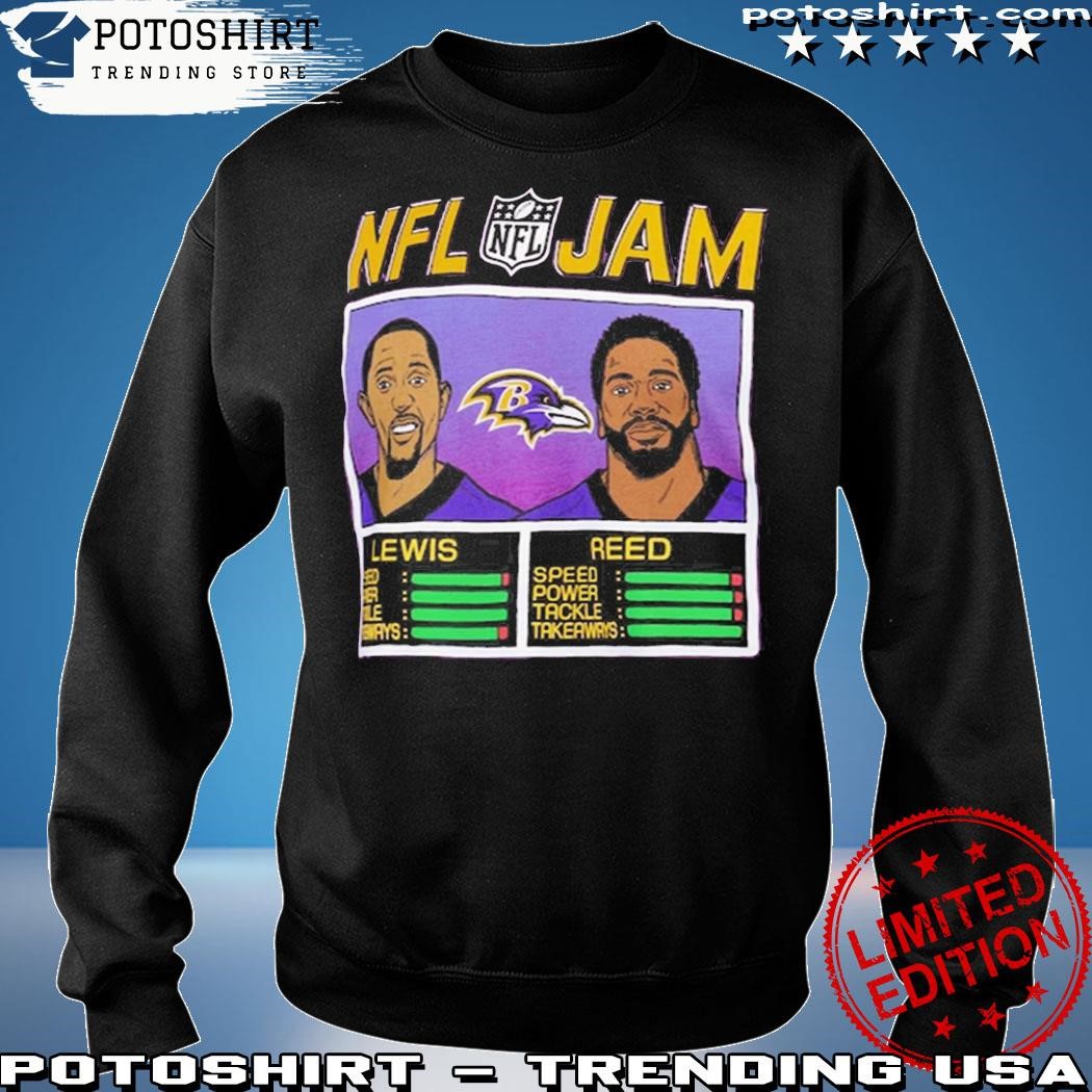 Nfl Jam Baltimore Ravens Ed Reed Ray Lewis shirt, hoodie, sweater, long  sleeve and tank top