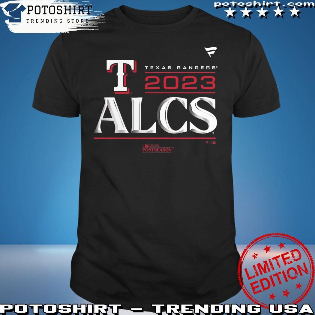 Texas Rangers Youth 2023 Postseason Locker Room Shirt