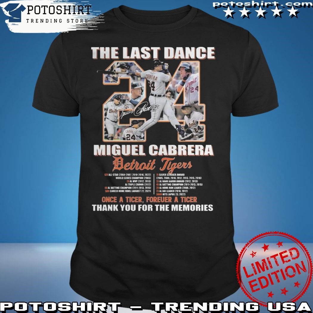 Miguel Cabrera Triple Crown T Shirt 2012 Detroit Tigers Mens Large