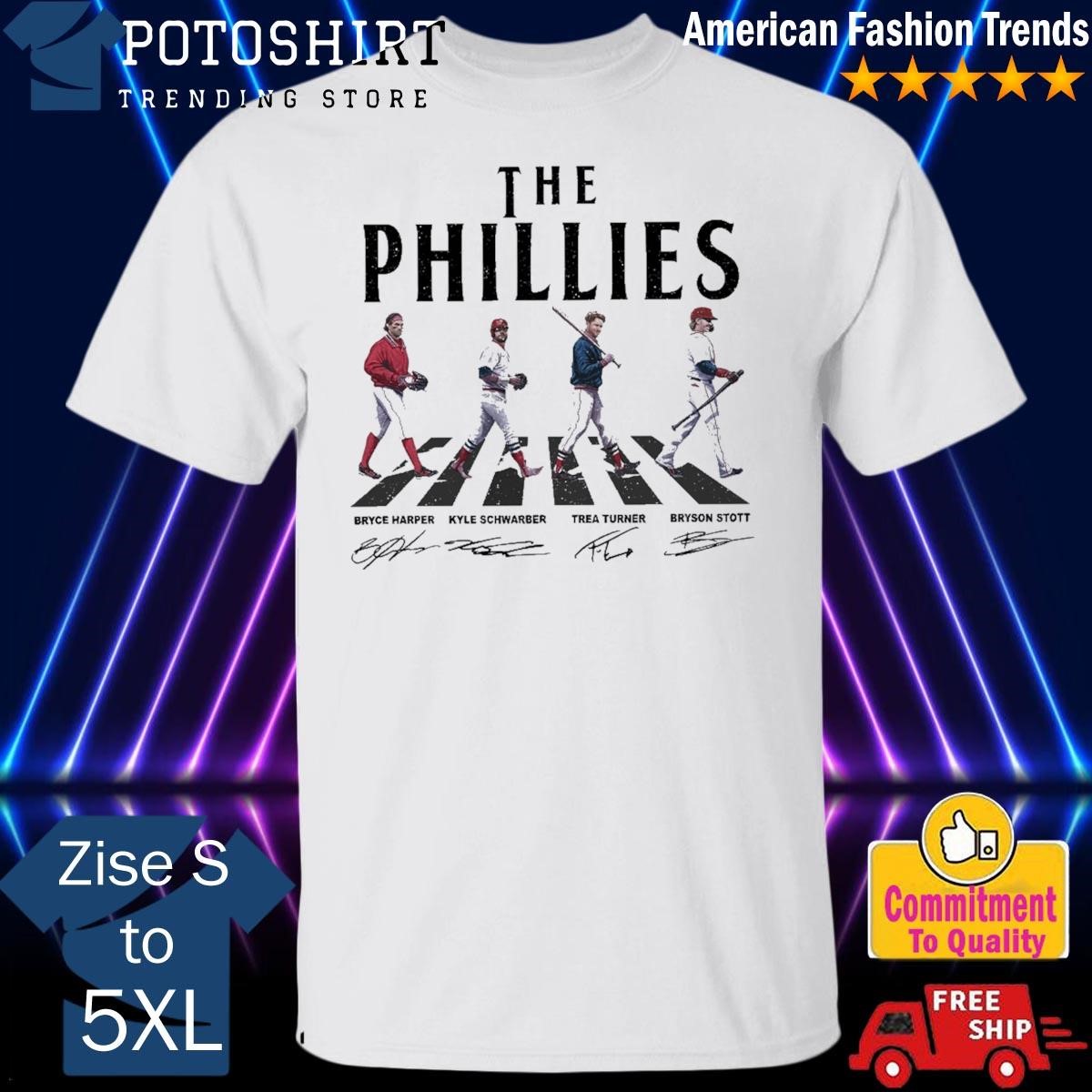 Vqtshirt - Philadelphia Phillies abbey road 140th anniversary 1883