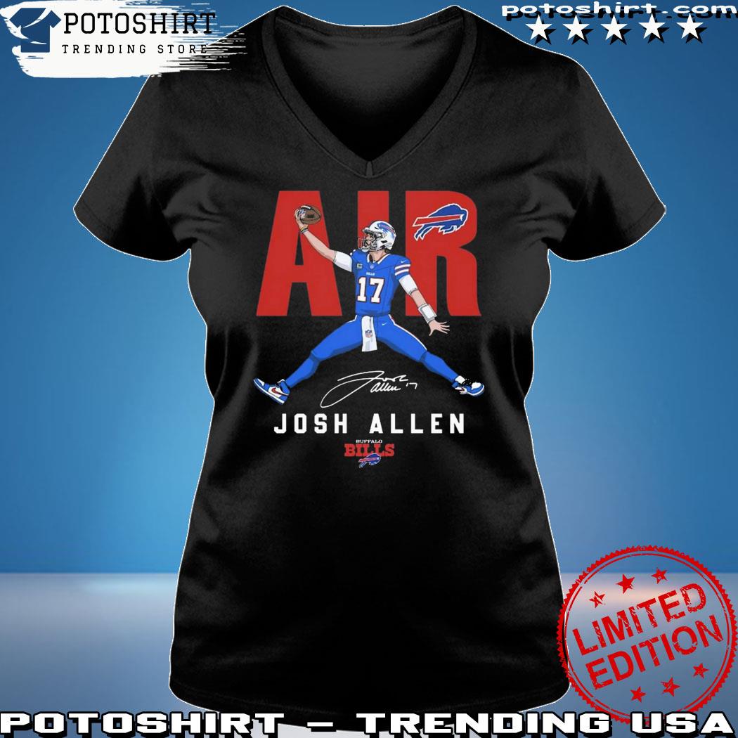 Josh Allen 17 Buffalo Bills Vintage T-Shirt, Josh Allen Shirt Gift For Men  Women