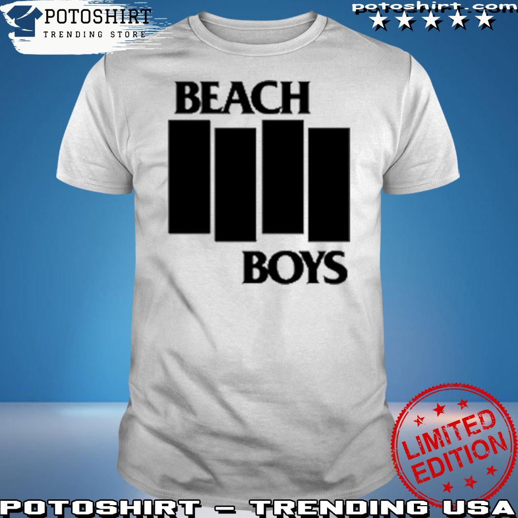 beach boys black flag shirt