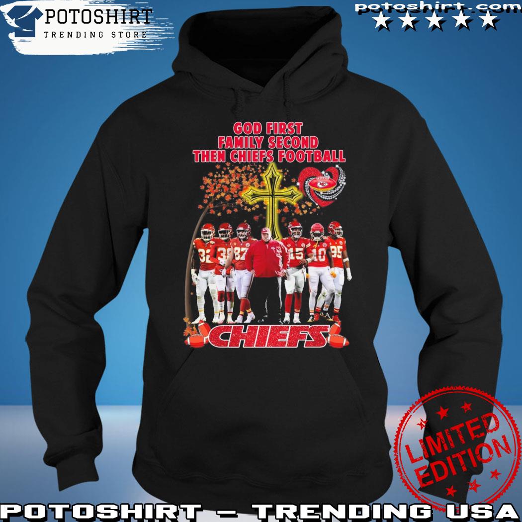 FREE shipping God first family second then Kansas City Chief Super