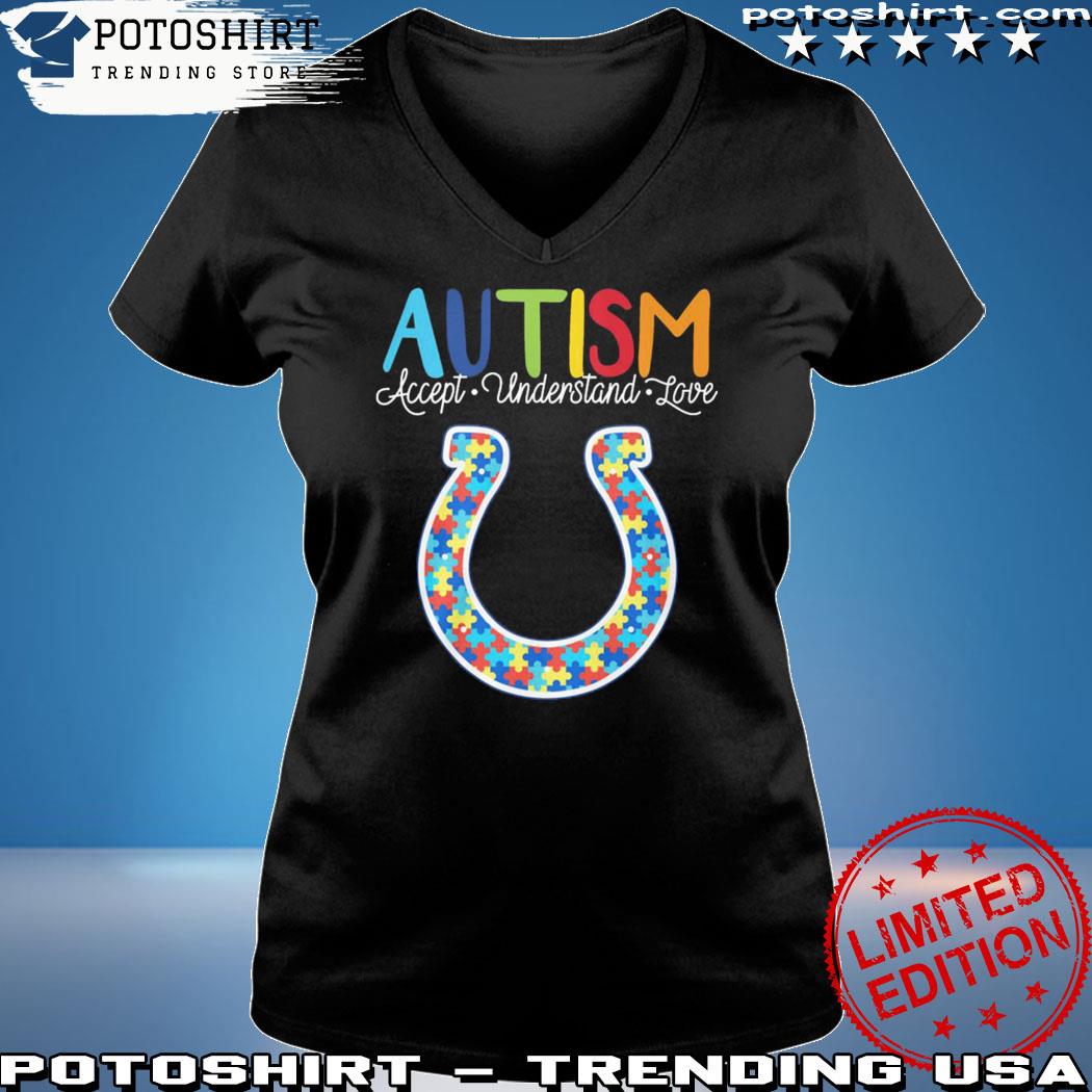 Indianapolis Colts Crucial Catch Intercept Autism T-shirt - REVER LAVIE