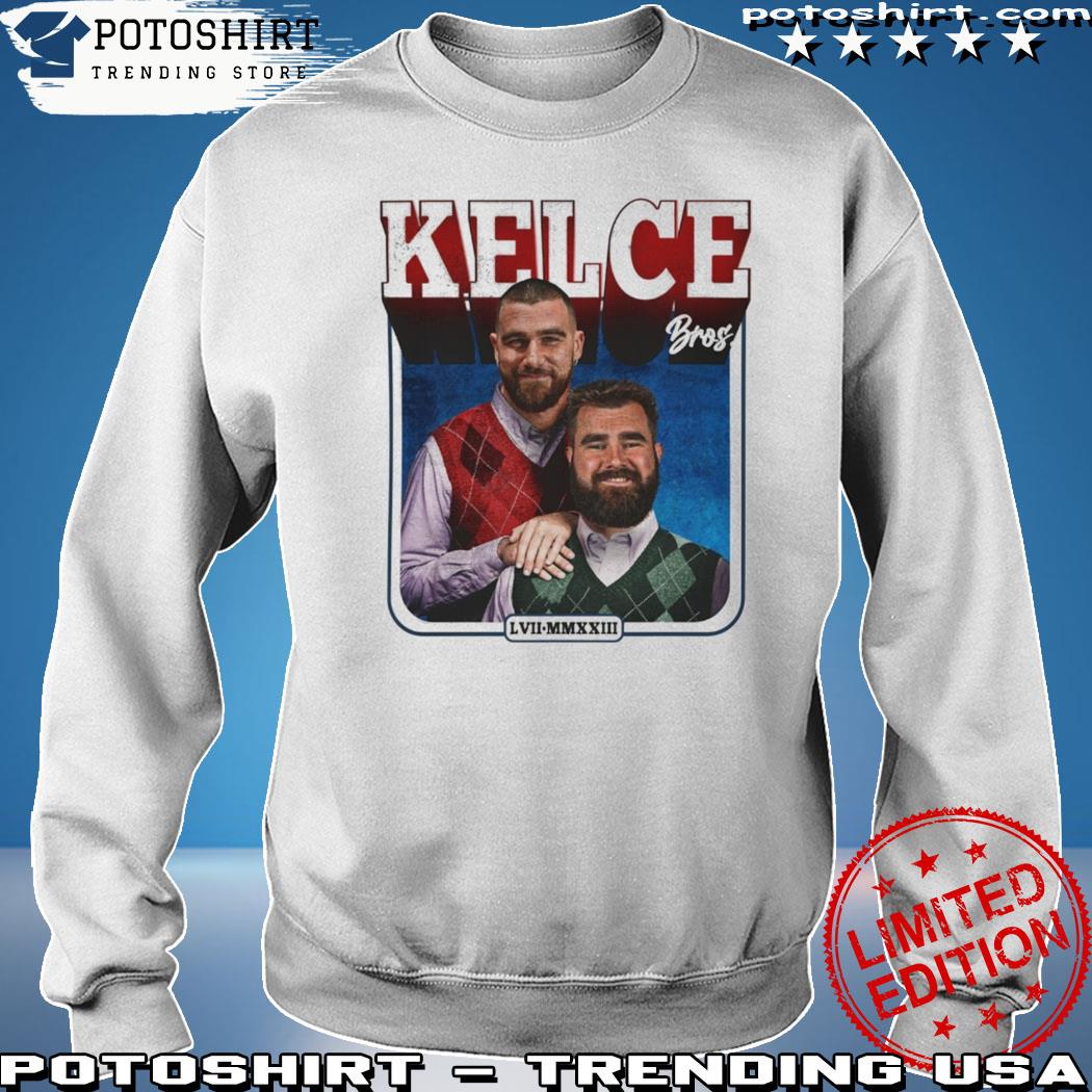 Brothers philadelphia eagles and Kansas city Chiefs jason kelce and travis  kelce signatures shirt, hoodie, longsleeve tee, sweater