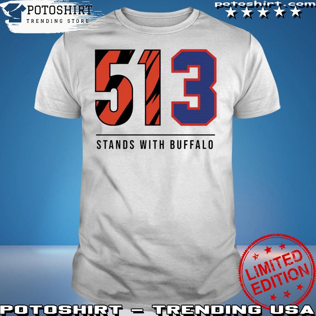 Cincinnati Bengals 513 Stands With Buffalo Hoodie, Custom prints store