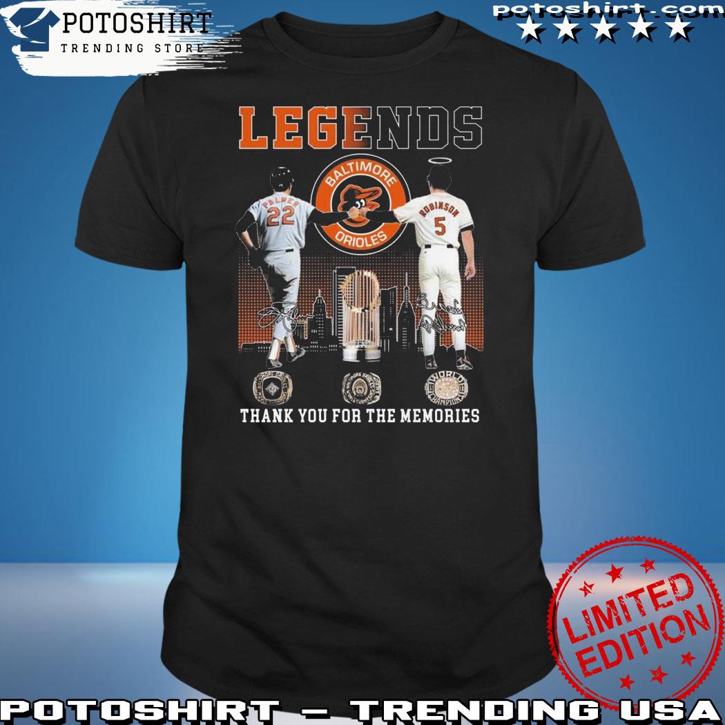 Official legends Baltimore Orioles Palmer And Robinson Thank You