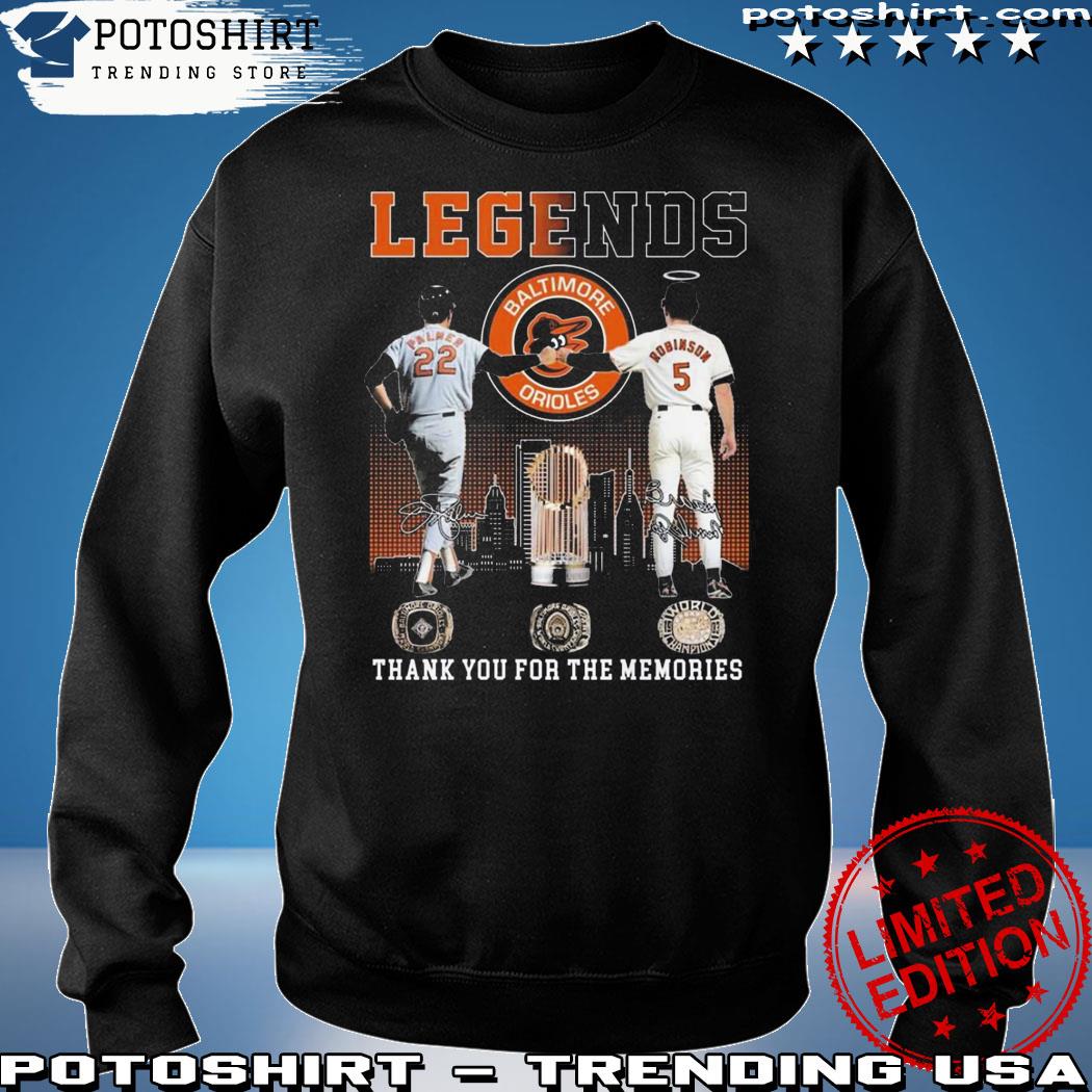 Legends Baltimore Orioles Palmer And Robinson Thank You For The