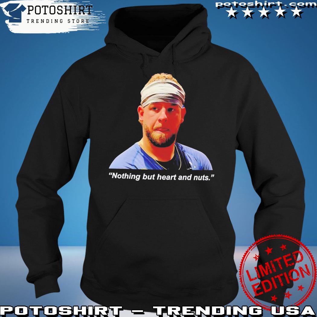 Official braves Aj Minter Nothing But Heart And Nuts T-shirt, hoodie,  sweater, long sleeve and tank top