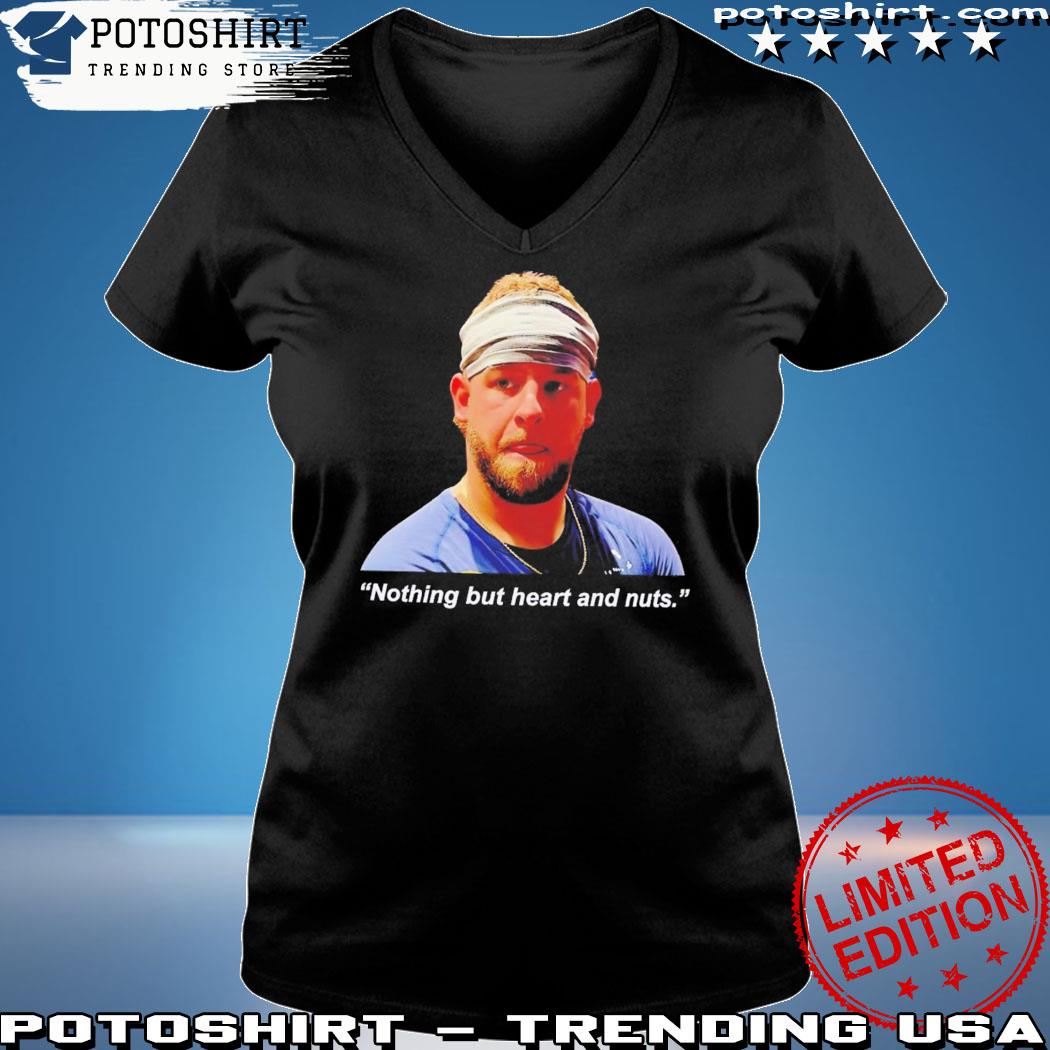 Official Braves aj minter nothing but heart and nuts T-shirt