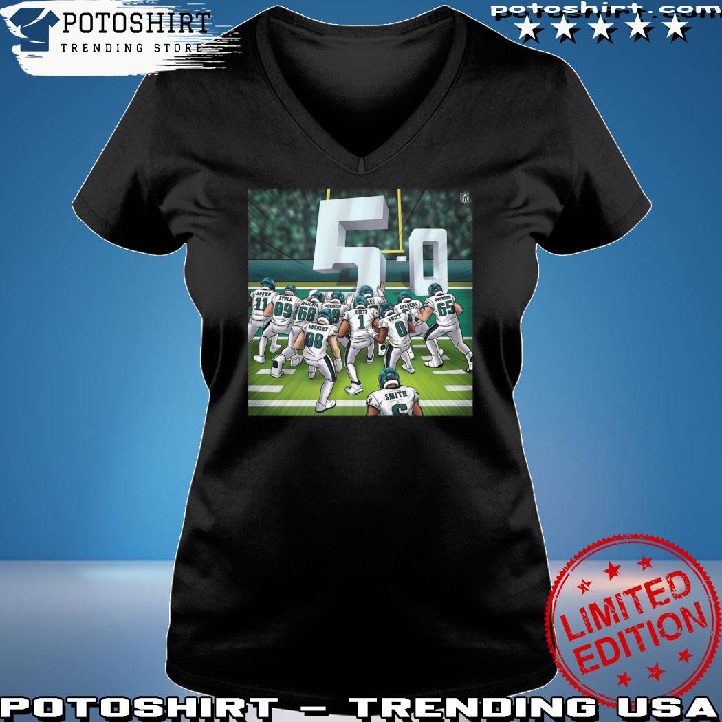 Philadelphia Eagles 5-0 Los Angeles Rams Undefeated Shirt