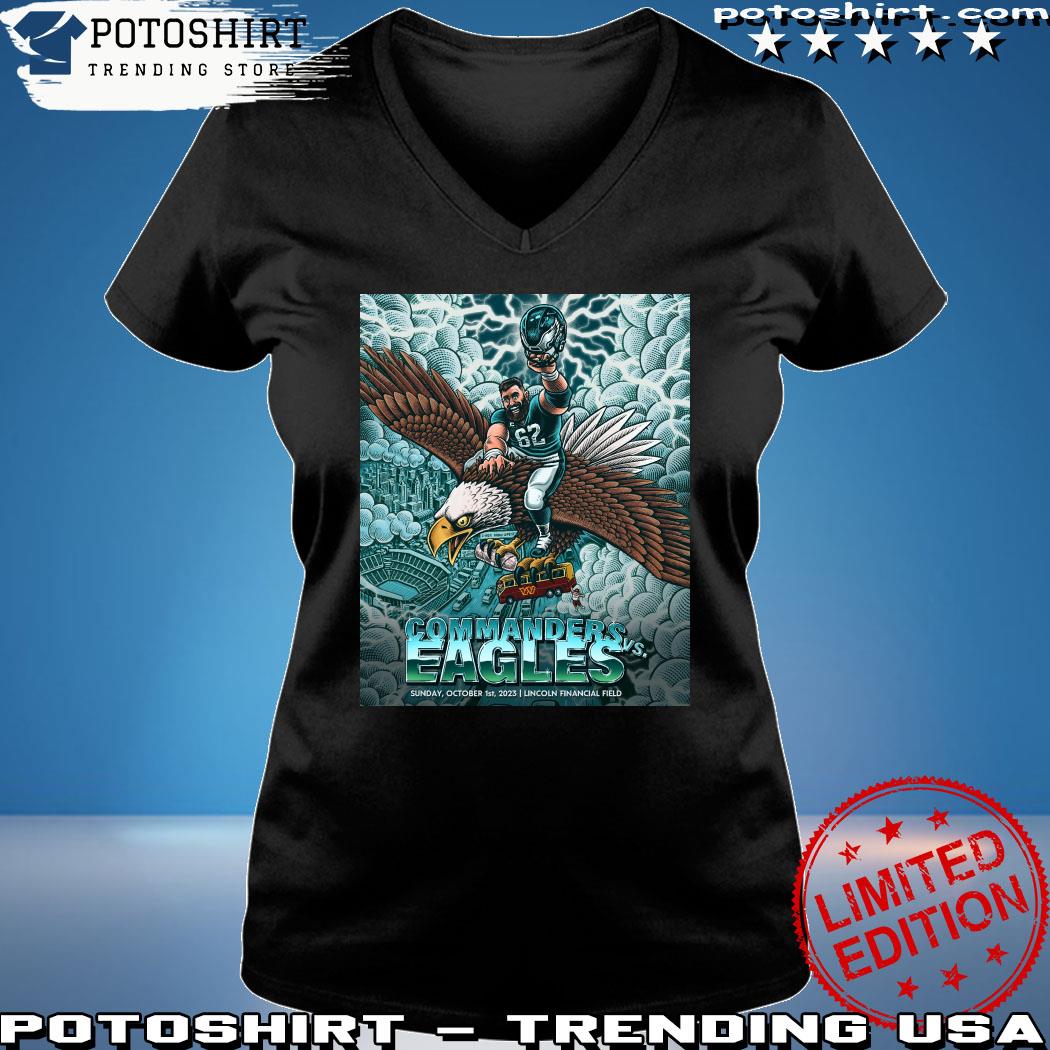 Washington Commanders vs Philadelphia Eagles October 1, 2023 Poster Shirt,  hoodie, sweater, long sleeve and tank top