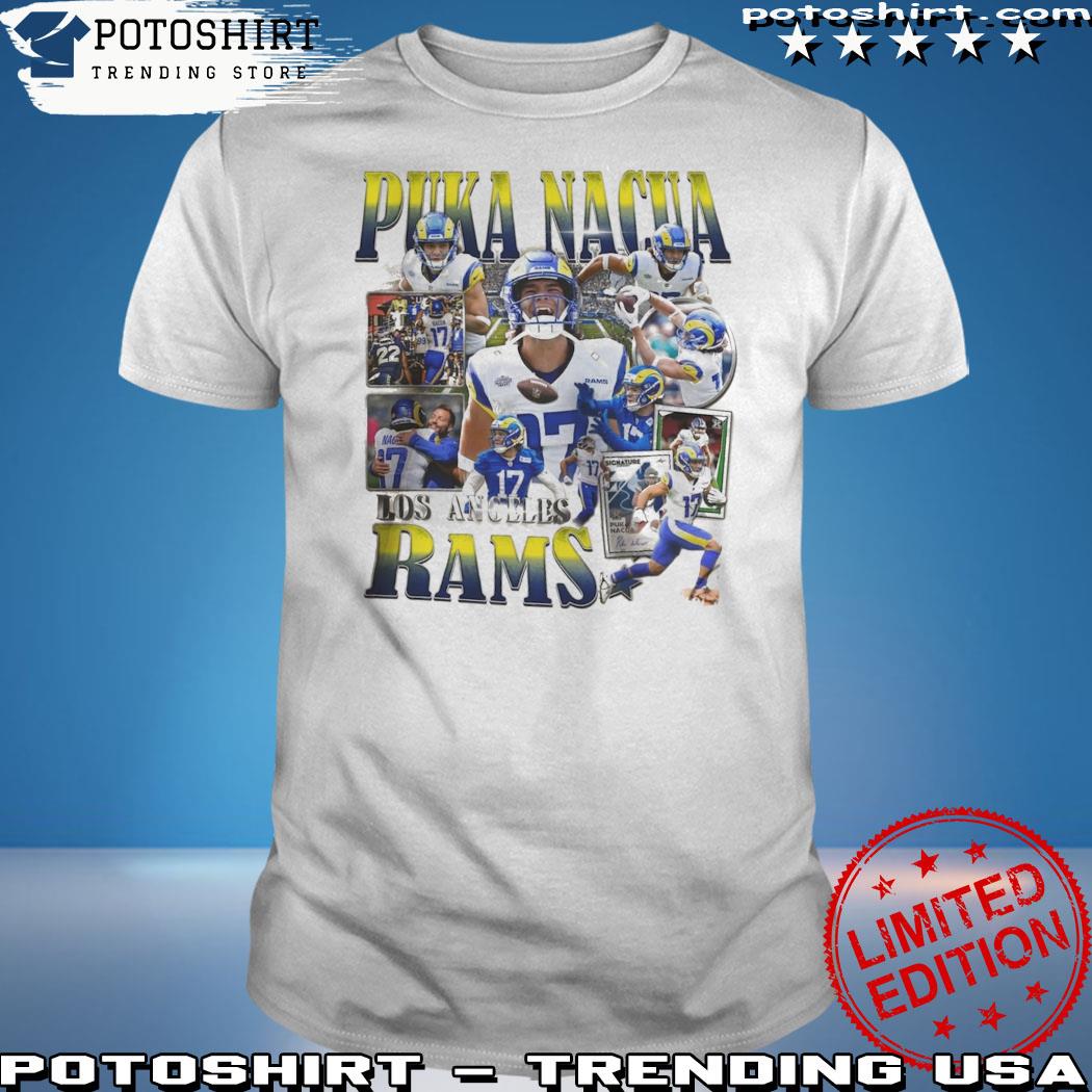 Puka Nacua Los Angeles Football Shirt Rams Football Tshirt