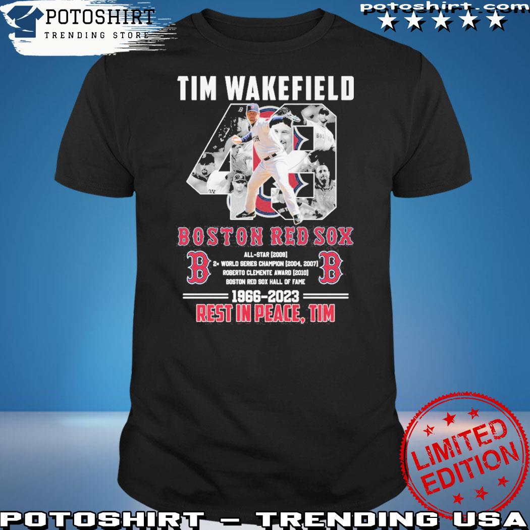 Tim Wakefield Boston Red Sox signature 1966 2023 Rest In Peace Tim shirt,  hoodie, sweater, long sleeve and tank top