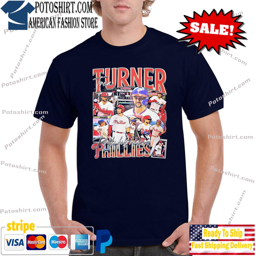 FOX Sports: MLB on X: Bryce Harper wearing his @treavturner shirt and  PHILA hat 🤝 📸: @JClarkNBCS  / X