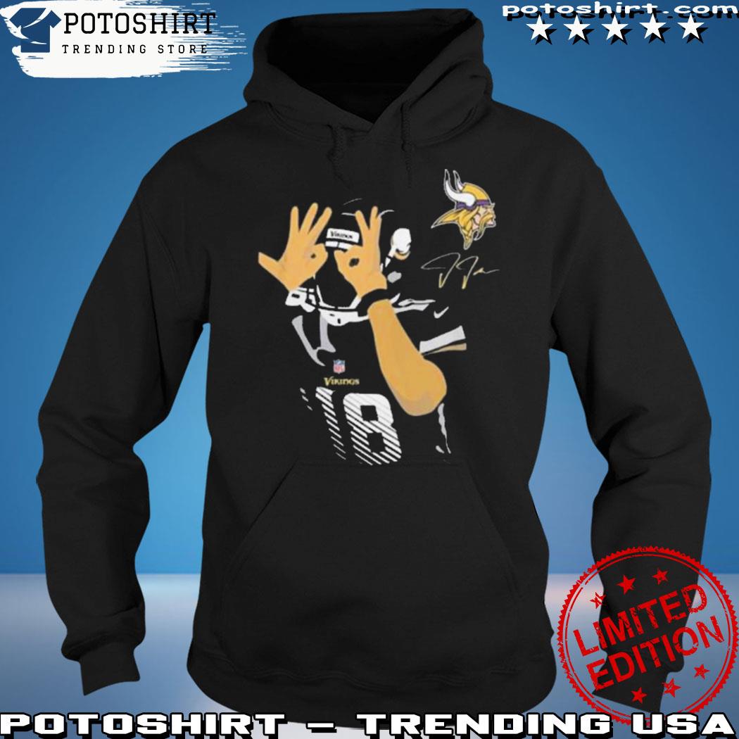 Original Justin Jefferson Minnesota Vikings Him Bold Signature Mug, hoodie,  sweater, long sleeve and tank top