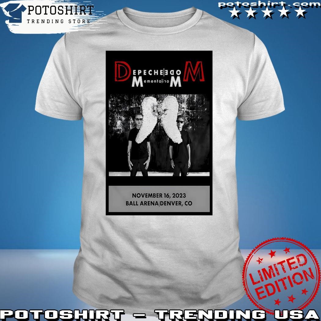 Official 2023-11-16 Ball Arena, Denver, CO Depeche Mode Tour Poster shirt