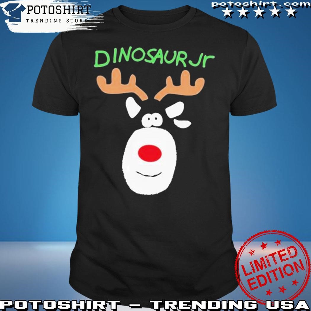 Official Dinosaurjr shop dinosaur jr red cow reindeer shirt