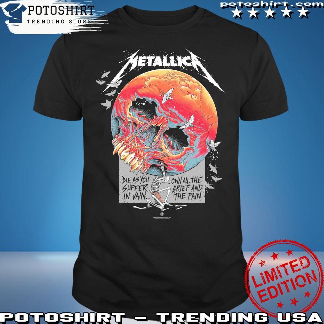 Official Exclusive To Fifth Members Metallica The Latest Poster Featuring Atlas Rise shirt