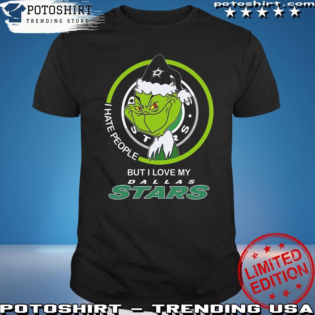 Official Grinch I Hate People But I Love My Dallas Stars T-Shirt