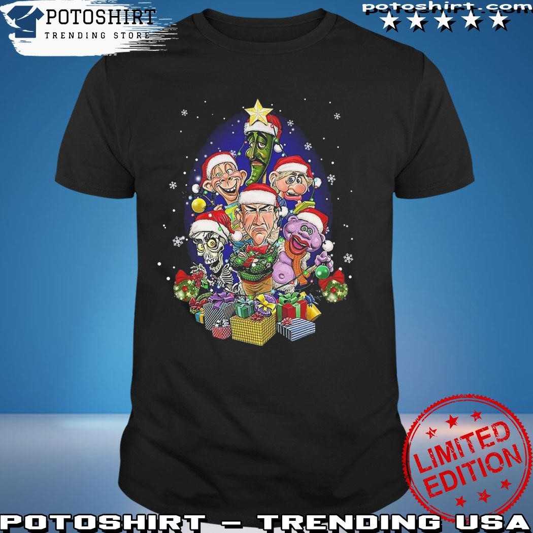 Official Jeff Dunham Characters 2023 Merry Christmas T-Shirt