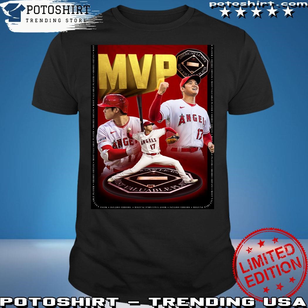 Official Los Angeles Angels Shohei Ohtani 2023 AL MVP T-Shirt