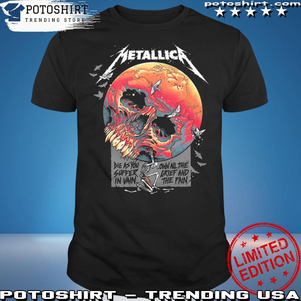 Official Metallica Store Shop Merch Atlas, Rise! Luke Preece Shirt