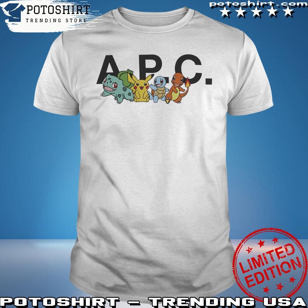 Official Pokemon center merch pokémon × apc white the crew shirt
