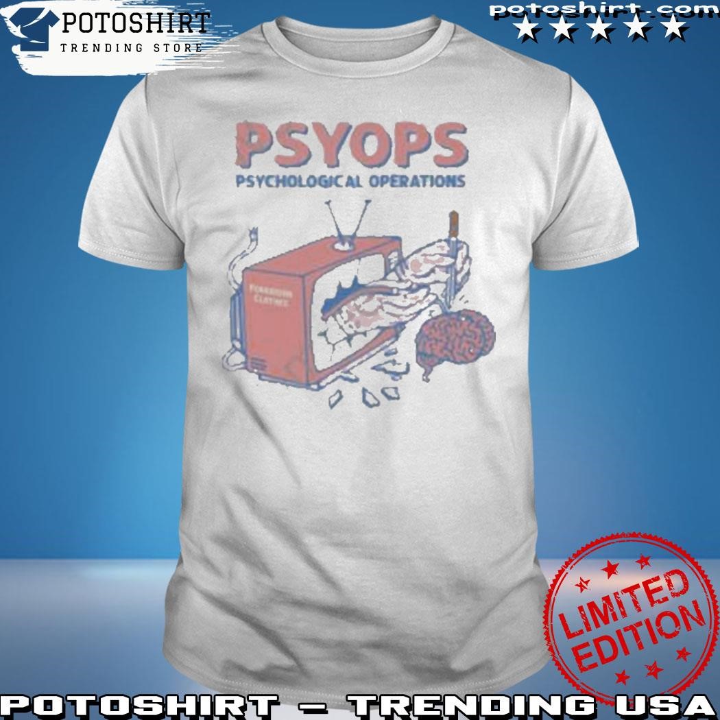 Official Psyops psychological operations shirt