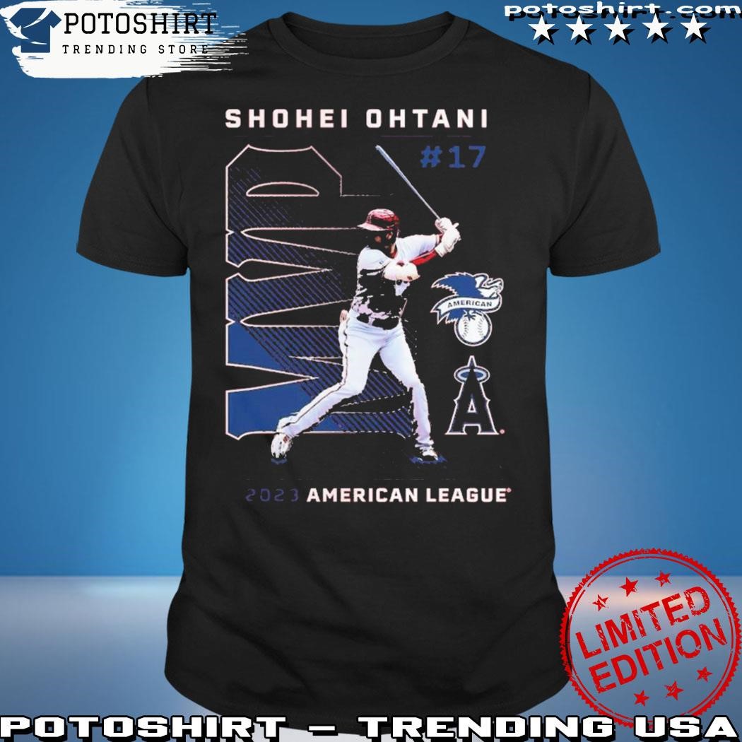 Official Shohei Ohtani Los Angeles Angels Fanatics Branded 2023 Al Mvp T-Shirt